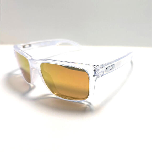 Oakley HOLBROOK (OO9102-Y0 55) Clear Sunglasses Polarized Size: 55-18-137 - Picture 1 of 9